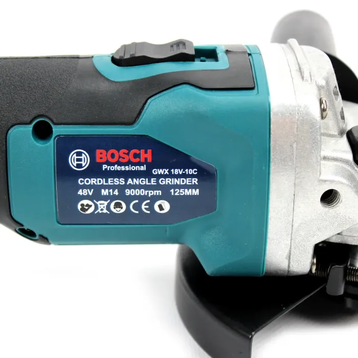 Акумуляторна болгарка Bosch GWX 48V-10C ( 48V, Ø125 мм). УШМ Бош, кутова шліфмашина, турбинка