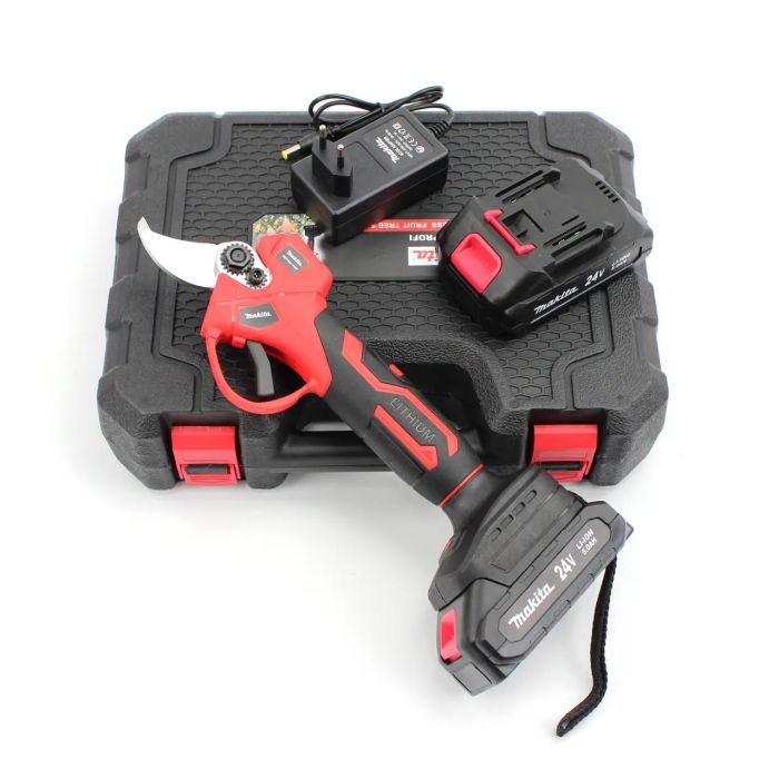 Професійний акумуляторний секатор Makita DUP364 Profi 24V з пластиковим кейсом, Макіта