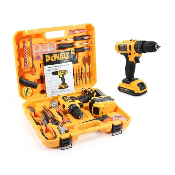 Ударний шуруповерт DeWALT DCD791 (24V, 6AH, 1500об/хв) мультитулс. Акумуляторний шуруповерт Деволт