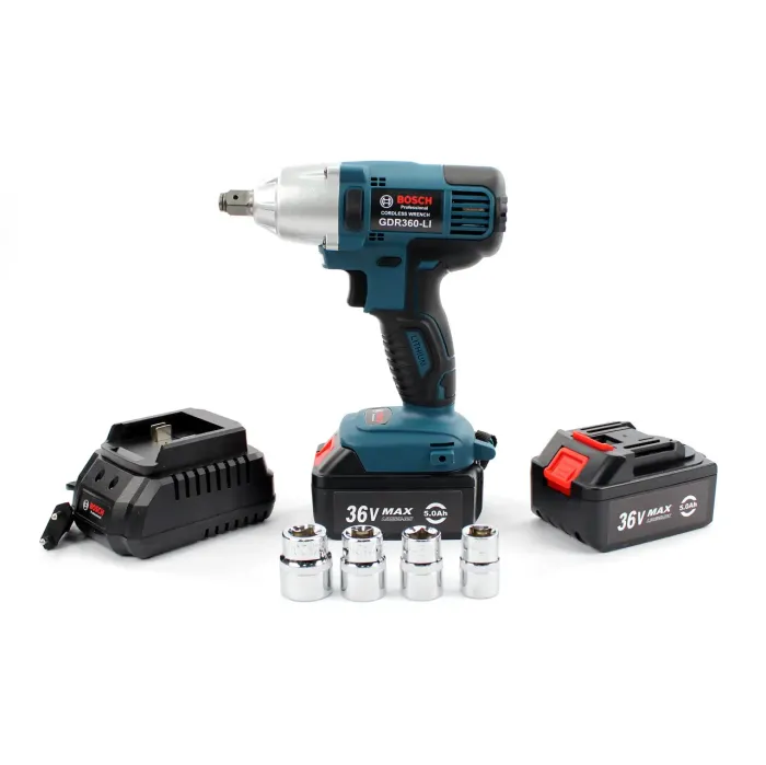 Акумуляторний гайковерт BOSCH GDR360-Li PRO (36V, 5AH). АКБ гайковерт Бош
