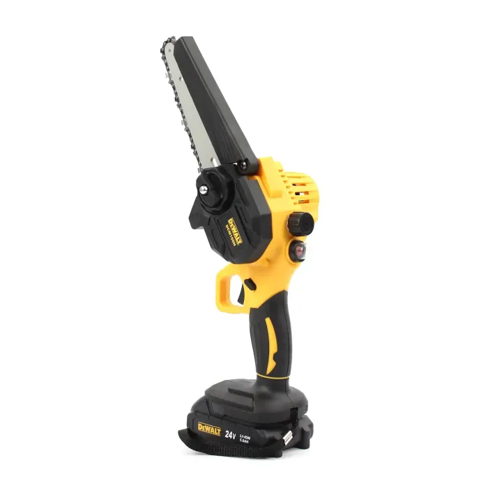 Акумуляторна міні-пила DeWalt DCM160N (24V, 5Ah, шина 15 см) — з напівавтоматичним мастилом ланцюга