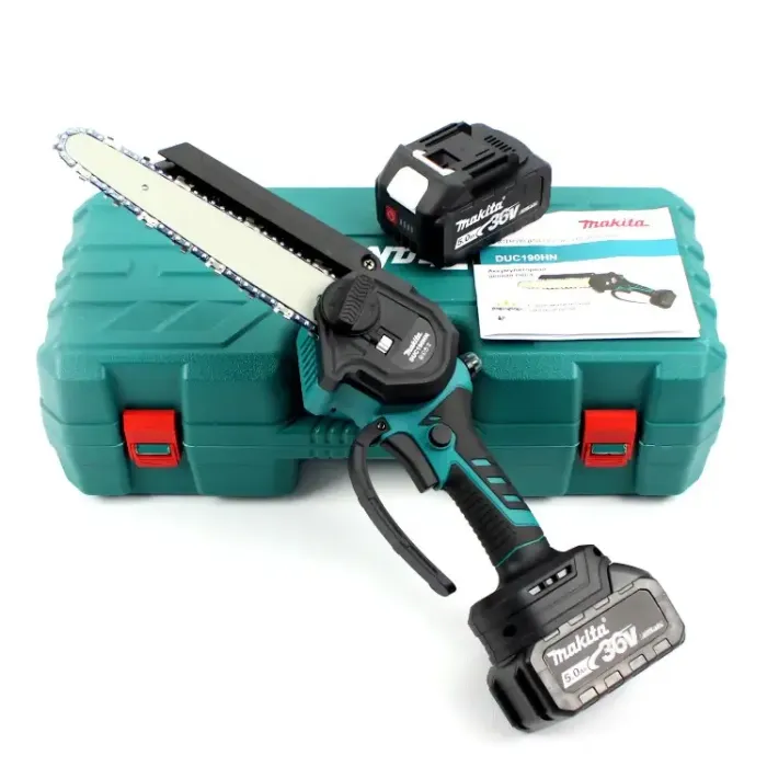 Безщіткова акумуляторна міні-пила Makita DUC190HN (36V, 5Ah) з шиною 20 см