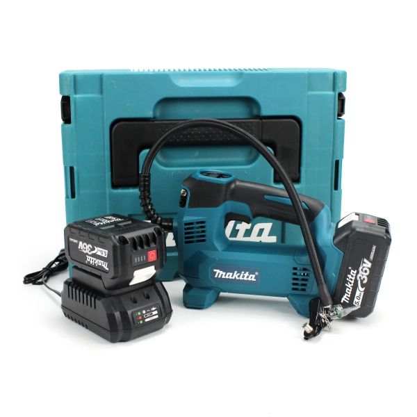 Компресор Makita DMP180 36V – акумуляторний, 12 л/хв, LED-індикатор тиску Компресор Makita DMP180 36V – акумуляторний, 12 л/хв, LED-індикатор тиску