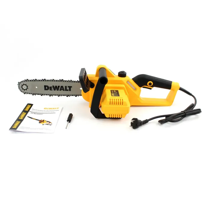 Електрична ланцюгова пила DeWalt DCM2800X1 (шина 30 см, 2.8 кВт) — електропила Деволт